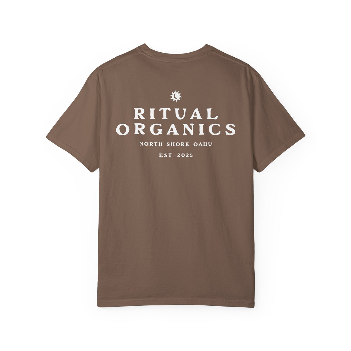 Ritual Organics Eclipse Tee in Espresso, back