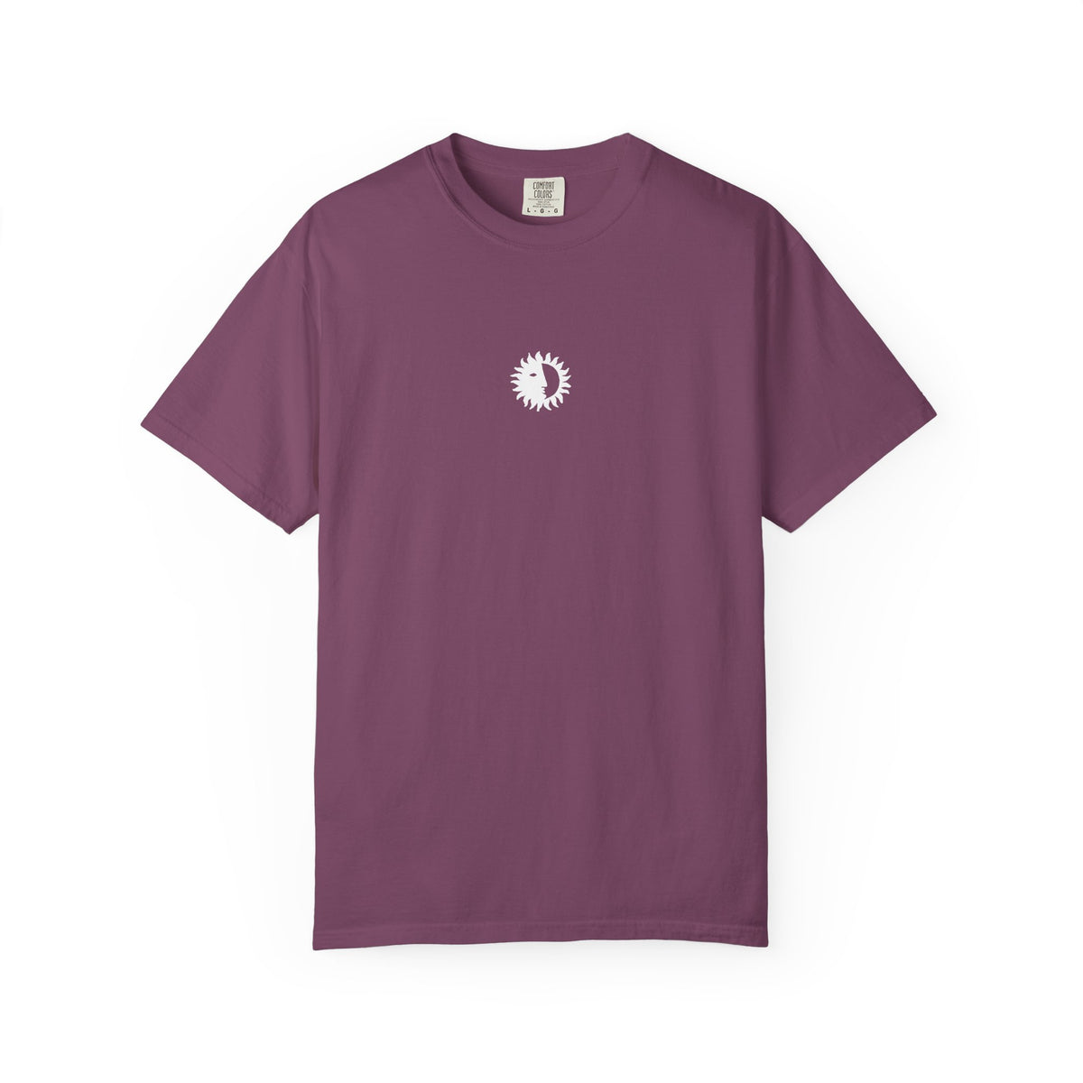 Ritual Organics Eclipse Tee in Berry, front